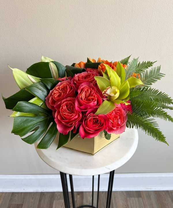 Garden Rose Pink Dark Xpression Bunch
