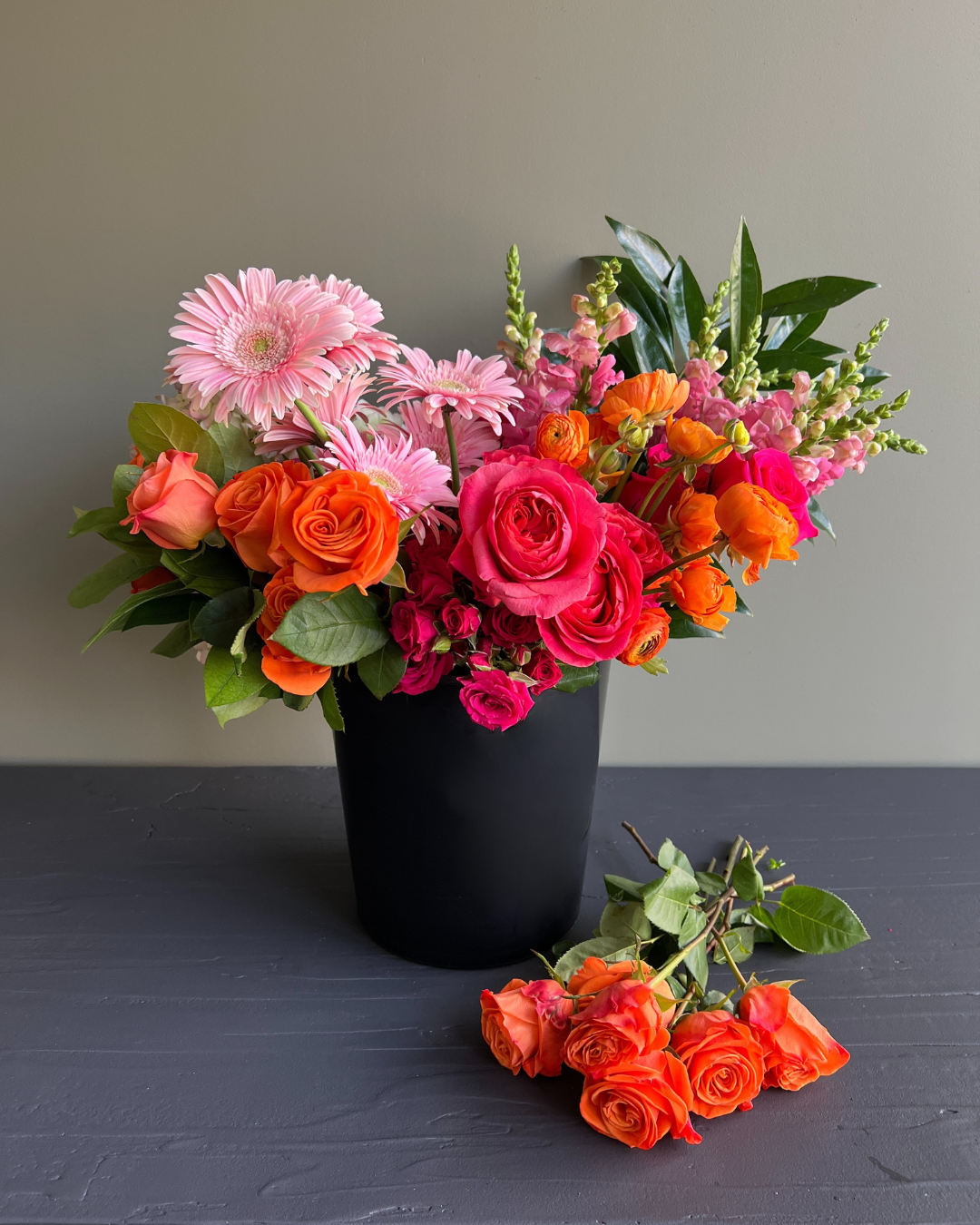 DIY Kit: Classic Centerpiece in Pink/Orange