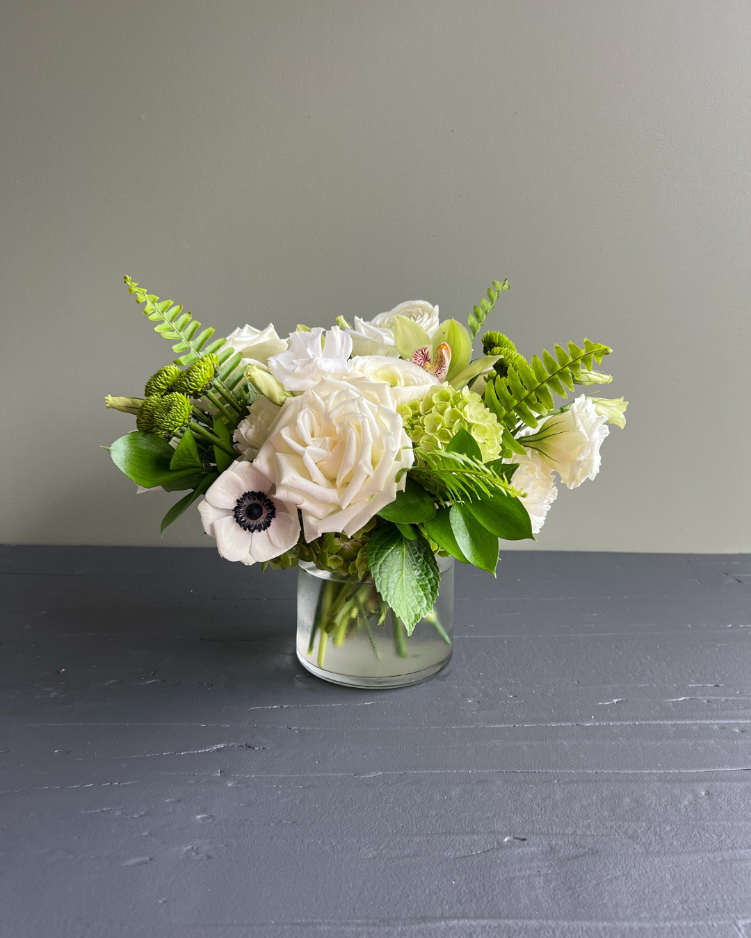 DIY Kit: Classic Centerpiece in Ivory/Lime